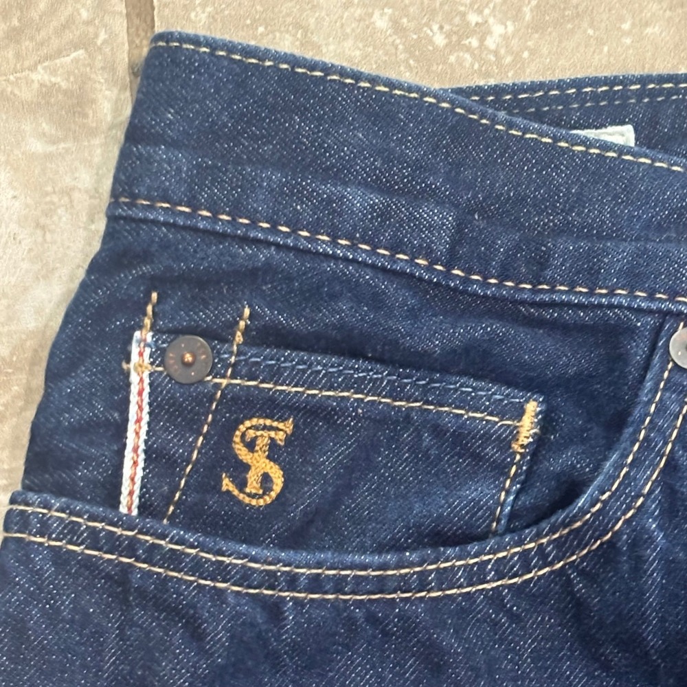 Todd Snyder Mens Slim Fit Selvedge Denim Jeans Indigo 33x 29 32-JE039239-BL05 - Picture 5 of 16